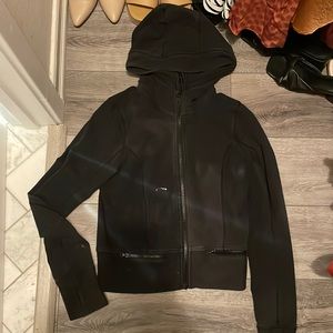 Lululemon athletica zip up sweatshirt size 6 minor bleach mark